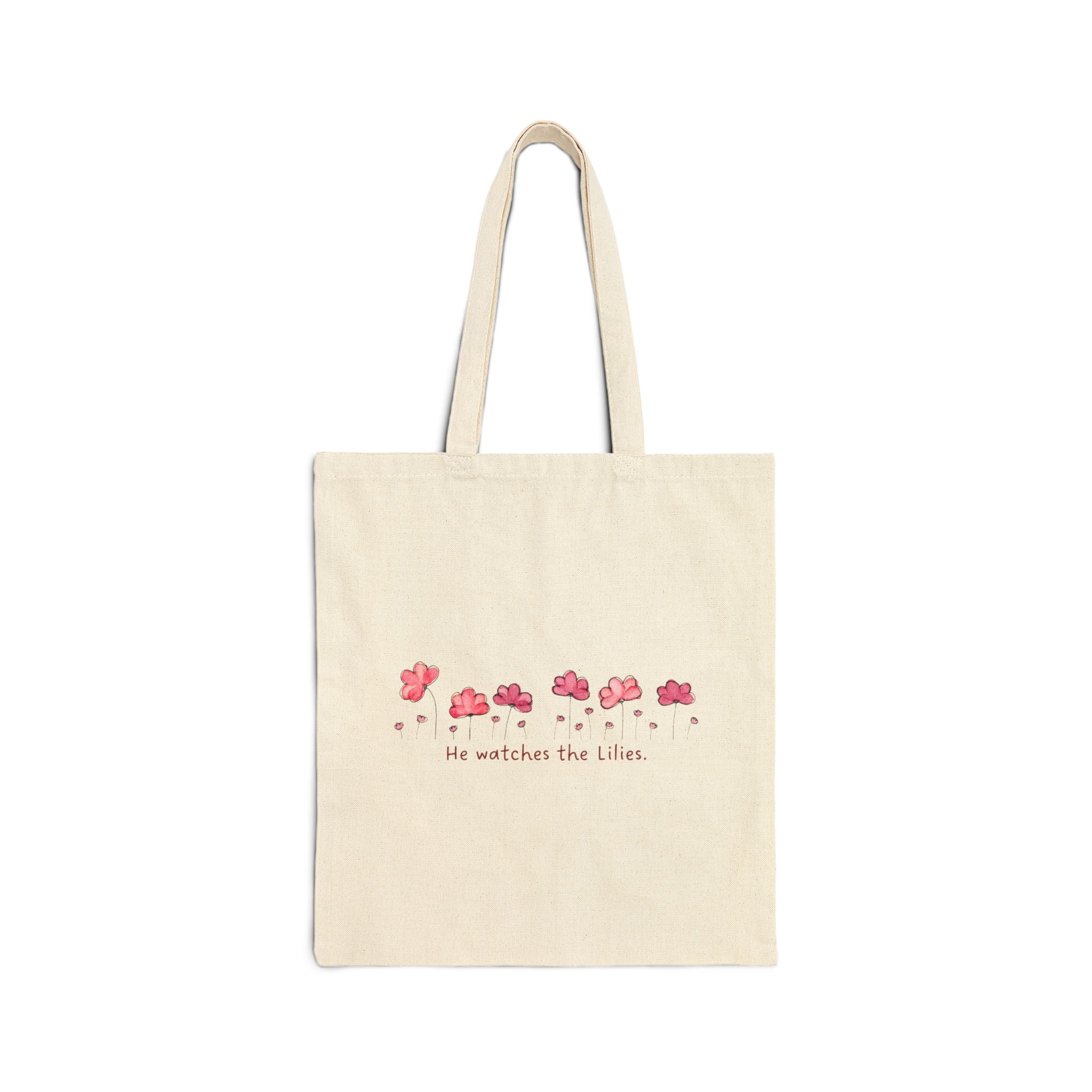 "He watches the lilies" Tote Bag